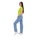 T-shirt sur taille femme manches courtes avec nœud VISAGE