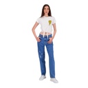 T-shirt sur taille femme manches courtes avec nœud POT DE SMILEY