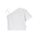 T-shirt fille manche dénudée avec broderie