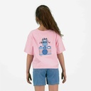 T-shirt sur taille fille manches courtes صور يا مصور