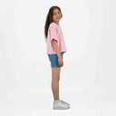 T-shirt sur taille fille manches courtes صور يا مصور