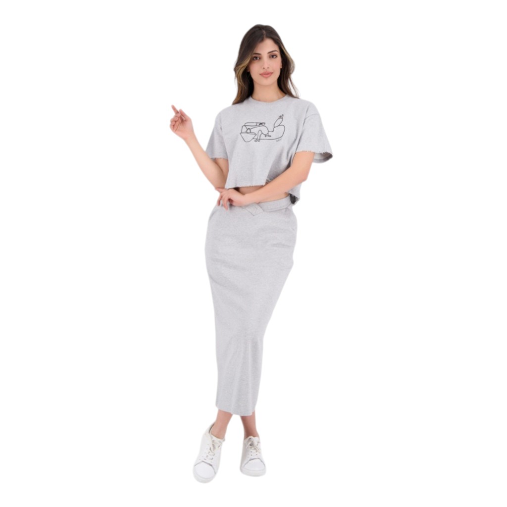Sweat sur taille femme manches courtes 9a3da m3a lebnet
