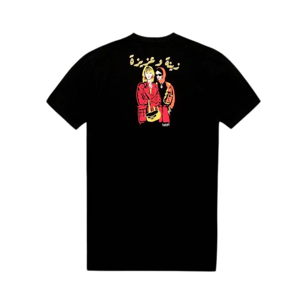 Robe t-shirt femme avec poche poitrine زينة و عزيزة