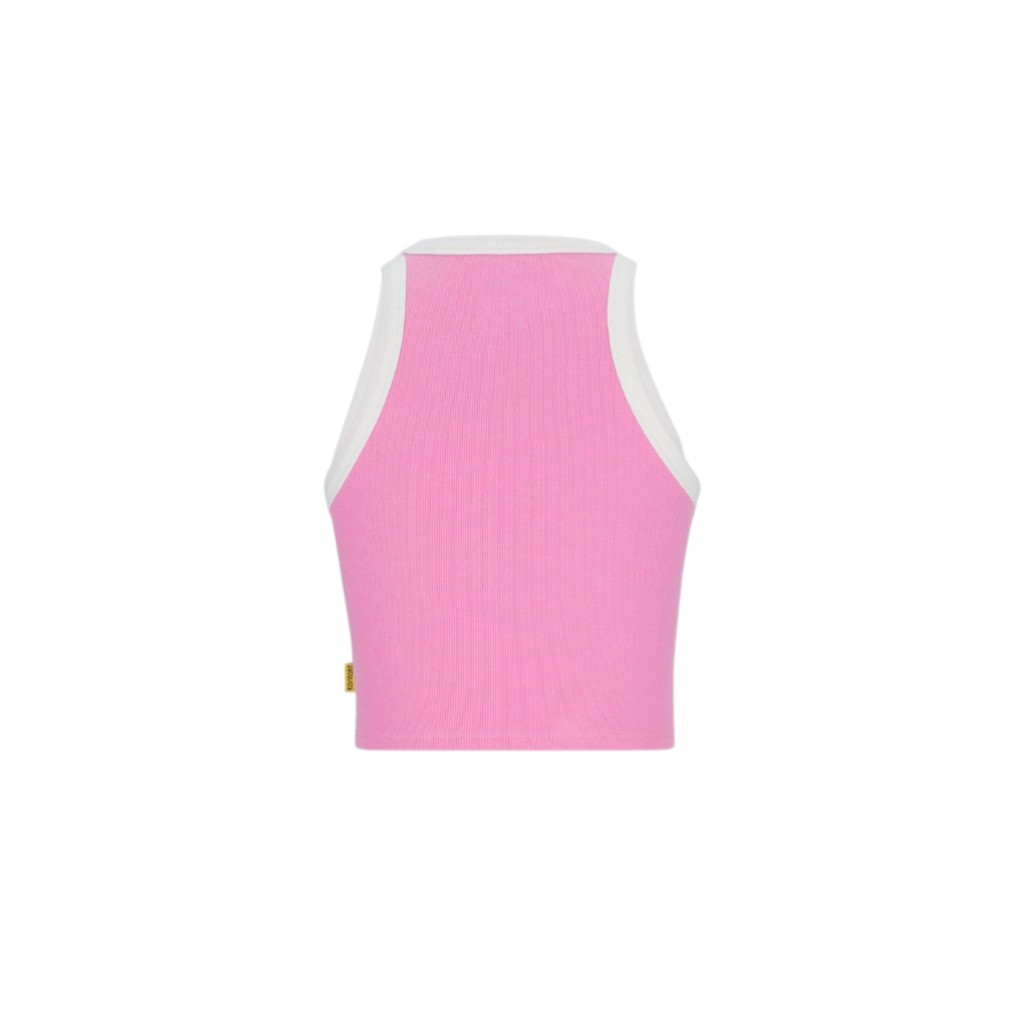 Top côtelé femme avec broderie