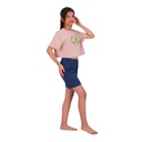 Pyjama fille t-shirt crop et short ميعاو