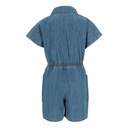 combi-short fluide fille en jeans