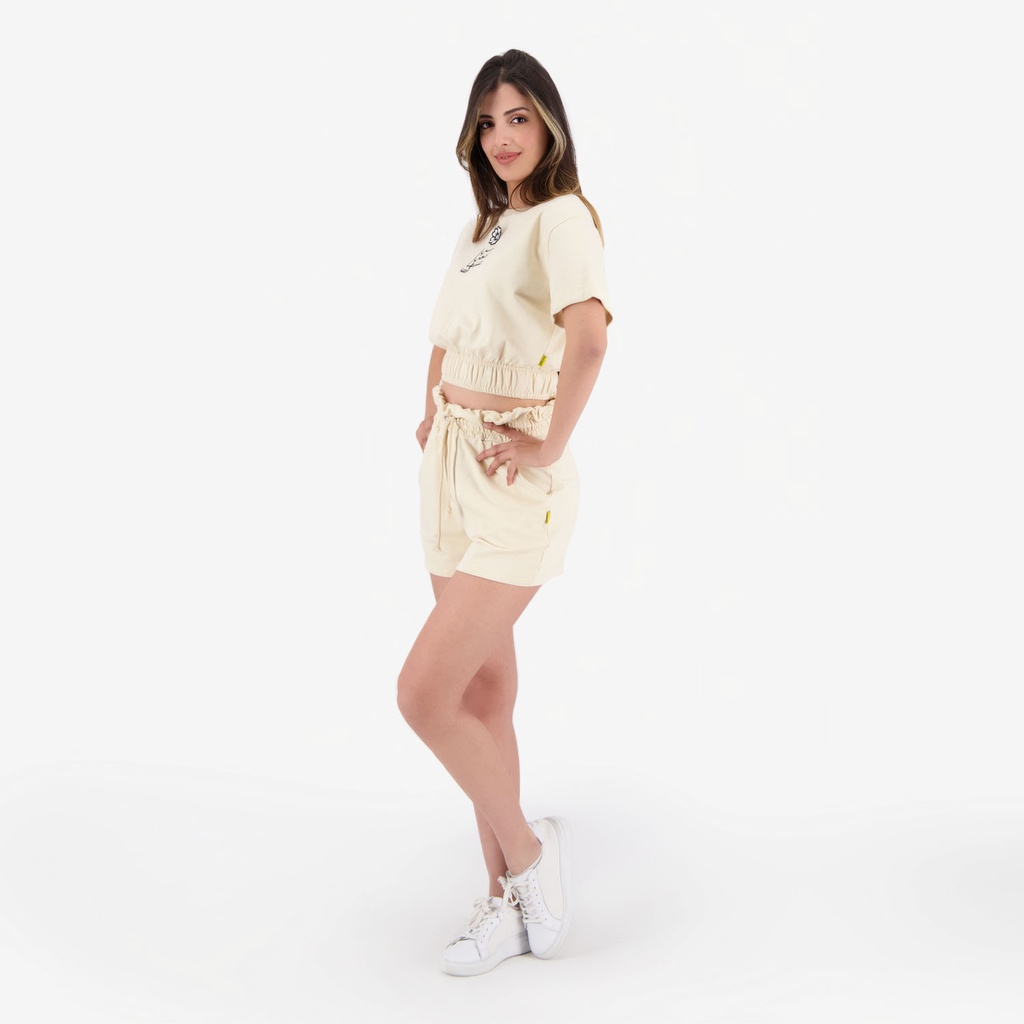 Short paperbag femme