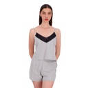 Ensemble femme bretelle et short avec dentelle fine