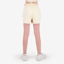 Short paperbag fille en molleton