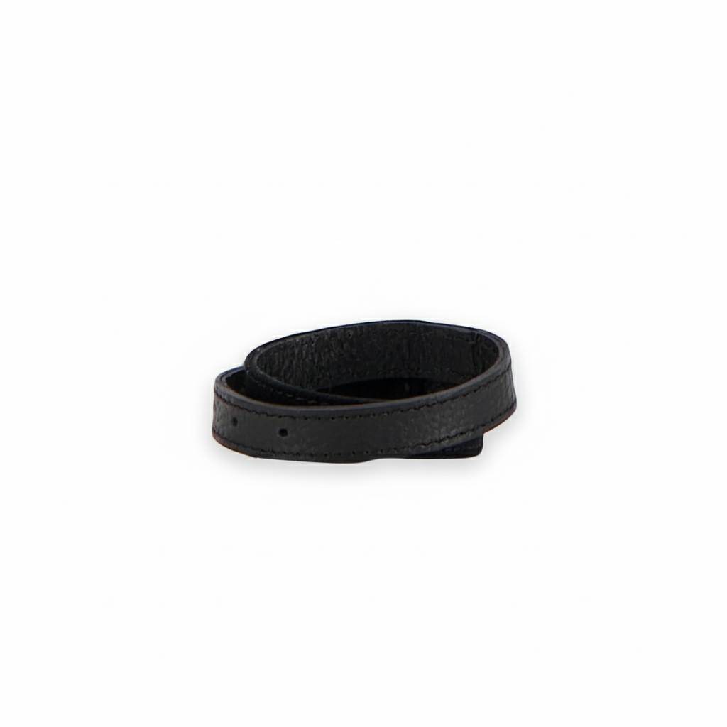 Bracelet unisex en cuir et denim