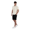 Polo homme manches courtes en jersey avec broderie