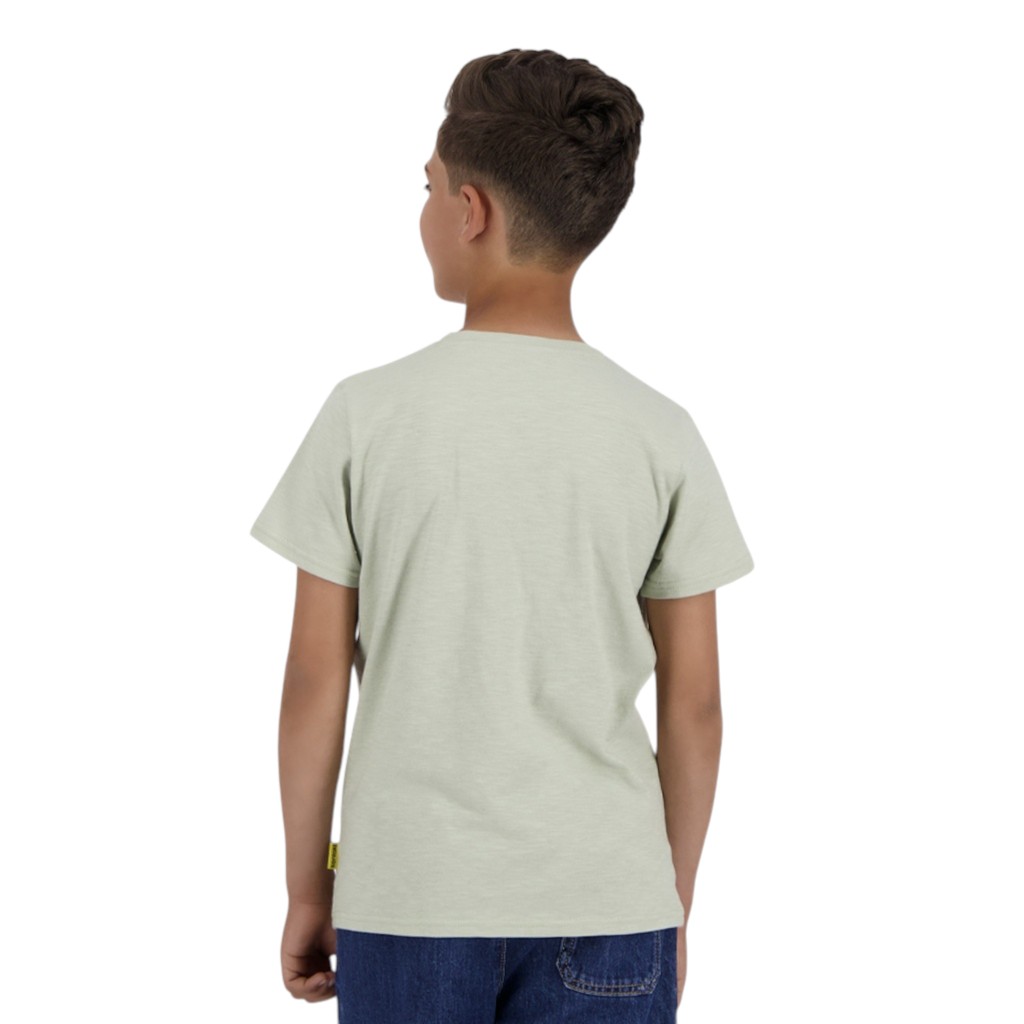 T-shirt flammé garçon manches courtes avec broderie