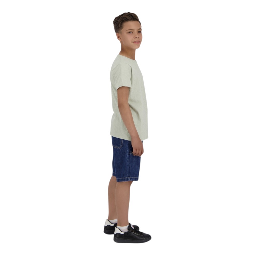 T-shirt flammé garçon manches courtes avec broderie