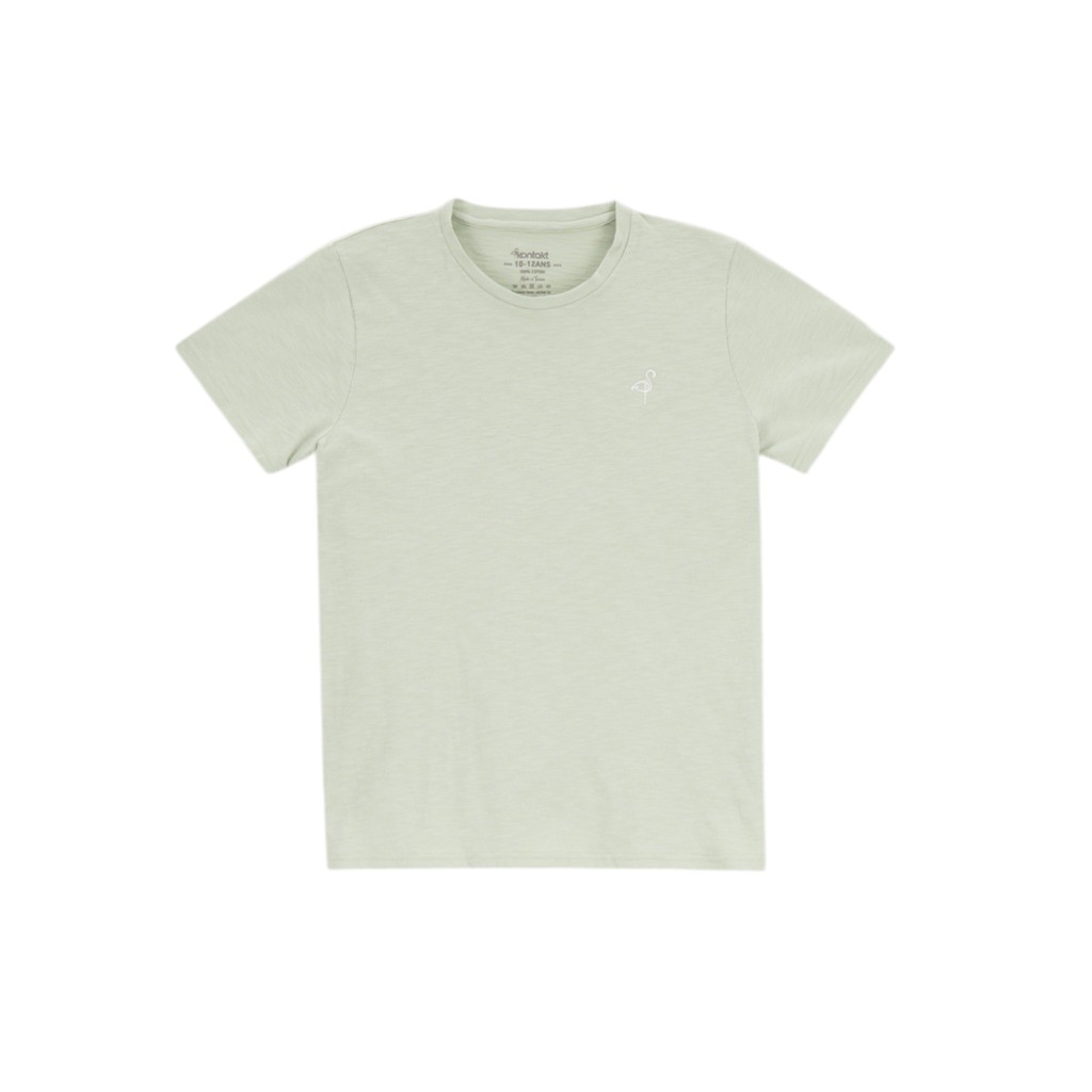 T-shirt flammé garçon manches courtes avec broderie