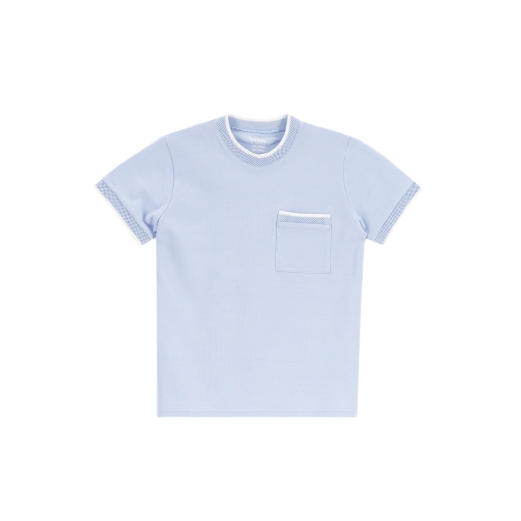 T-shirt garçon manches courtes avec poche plaquée