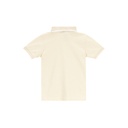 Polo garçon manches courtes en jersey avec broderie