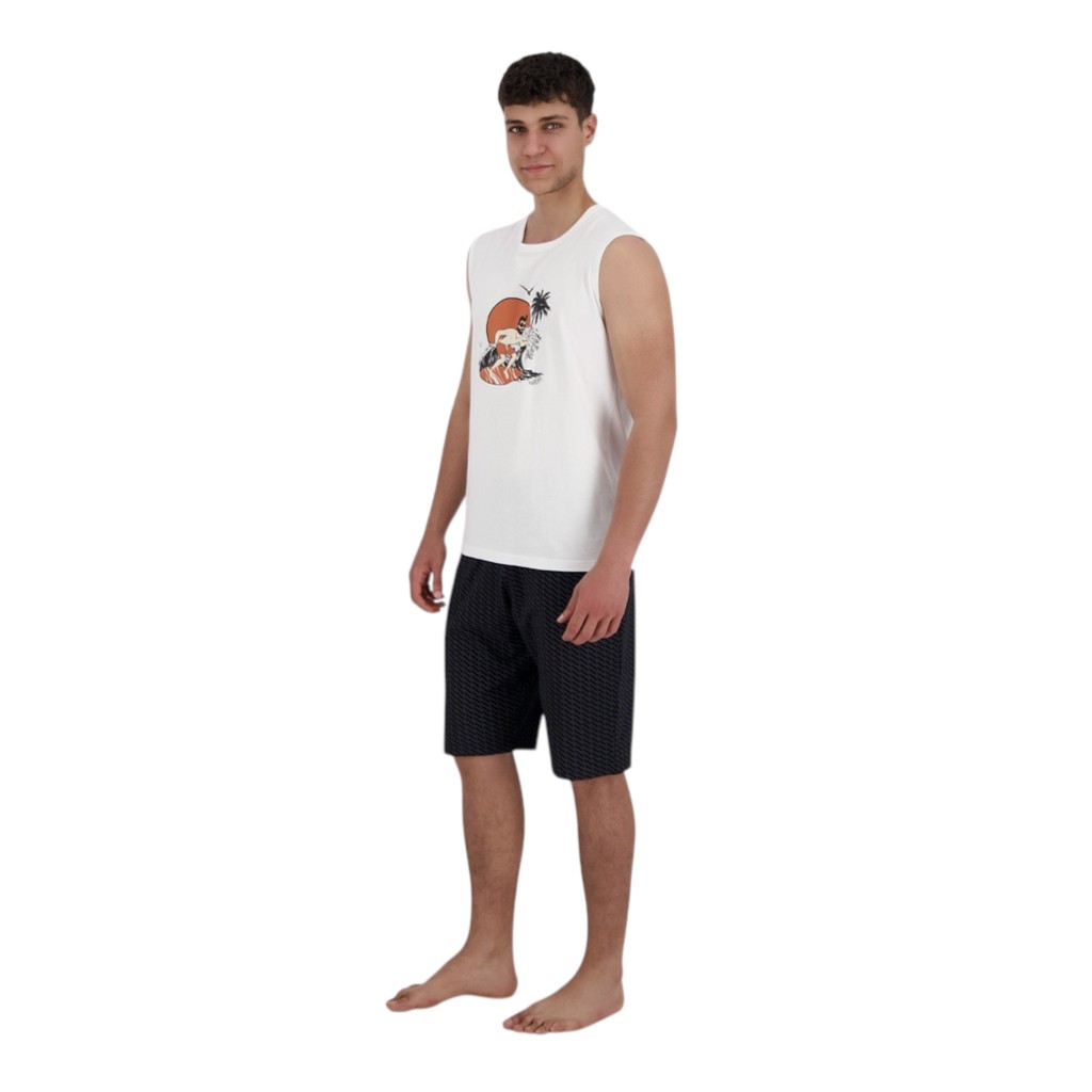 Ensemble homme débardeur et short THE SURFER DALI