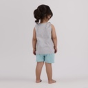 Ensemble bébé fille sans manches JE SUIS ADORABLE