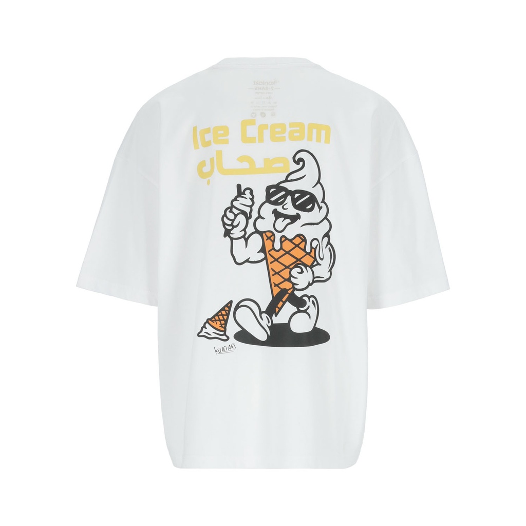 T-shirt oversized garçon manches courtes
