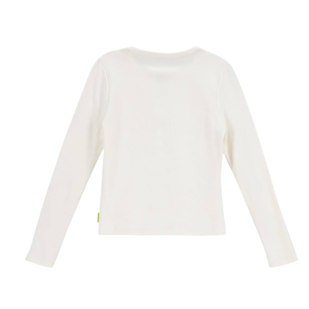 T-shirt femme manches longues cut out