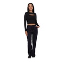 Jogger flare femme avec fente coté