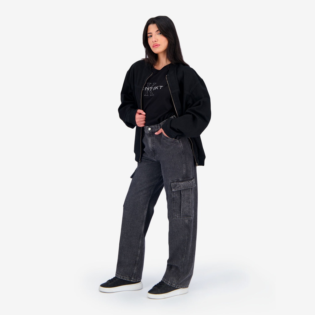 Cargo jeans femme - KAMILA