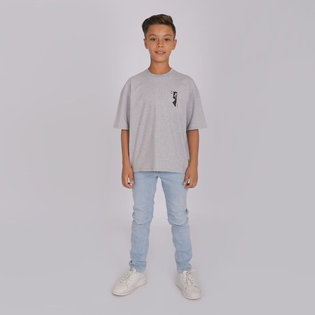 T-shirt oversized garçon manches courtes  الري