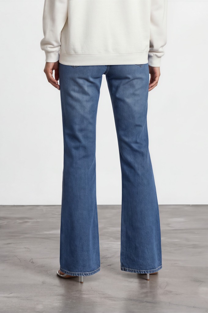 Baggy jeans unisexe avec cordon à lacets Modular TNFW