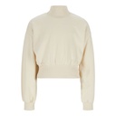 Sweat crop fille avec col cheminée Love You So Matcha