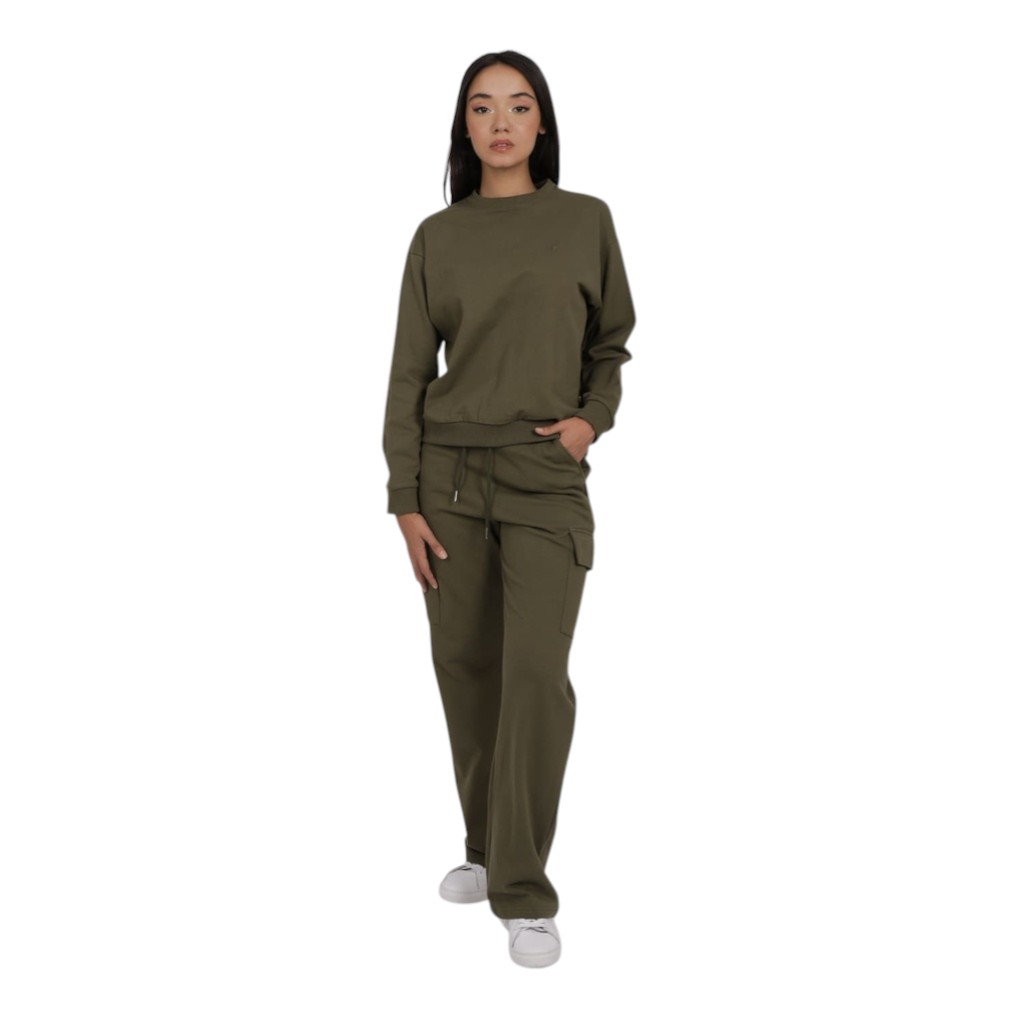 Jogger cargo femme jambe droite