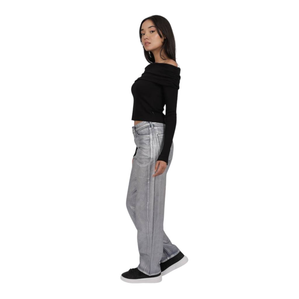 T-shirt femme manches longues col bateau