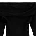 T-shirt femme manches longues col bateau