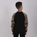 Sweat garçon manches raglan