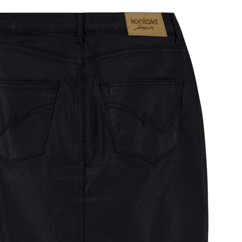 Jupe mini femme effet cuir- MIRA