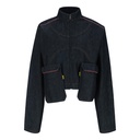 Cropped jacket oversized unisexe  en jeans Selvedge And Raw Look - TUNIS FASHION WEEK 2024