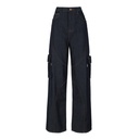 Baggy unisexe avec des poches détachables en jeans Selvedge And Raw Look - TUNIS FASHION WEEK 2024