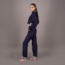 Cropped jacket unisexe selvedge avec fermeture décalée en jeans Selvedge And Raw Look TNFW"