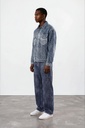 Veste oversized unisexe en jeans Heavy Used Effect - TUNIS FASHION WEEK 2024