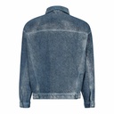 Veste oversized unisexe en jeans Heavy Used Effect - TUNIS FASHION WEEK 2024