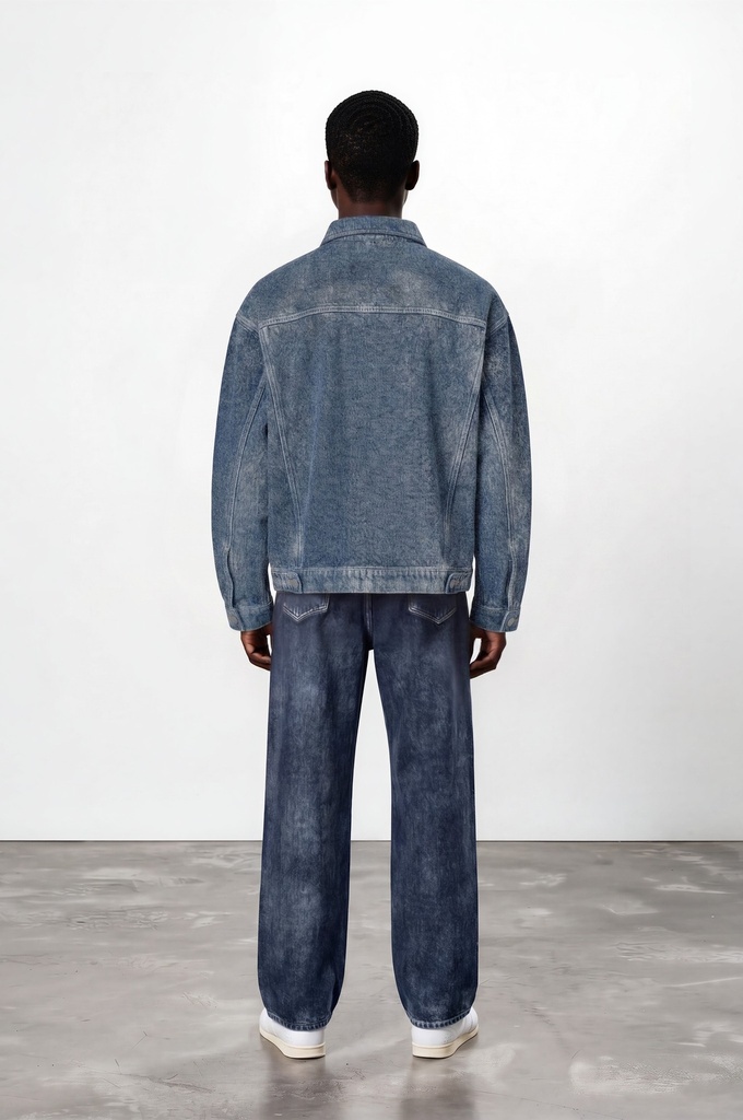 Baggy jeans unisexe Heavy Used Effect - TUNIS FASHION WEEK 2024