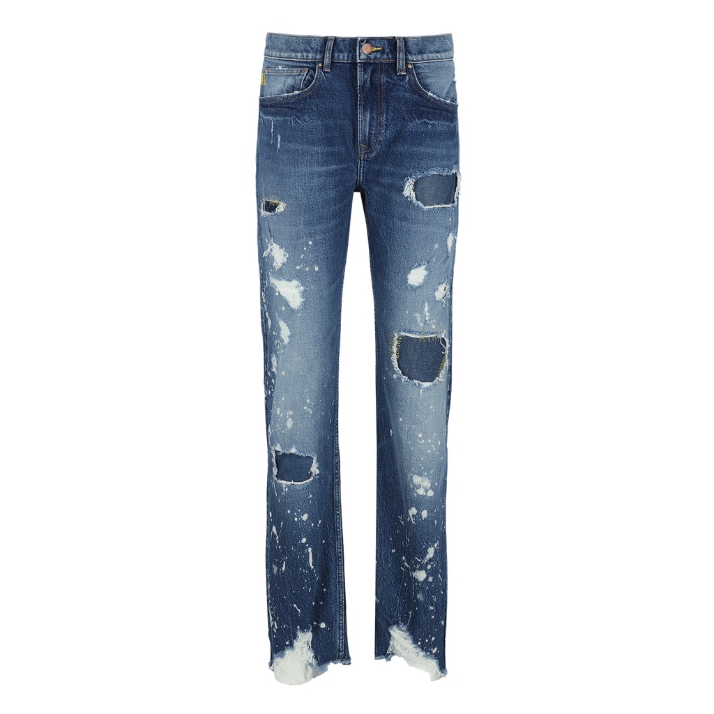 Regular jeans unisexe Heavy Used Effect - TUNIS FASHION WEEK 2024