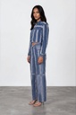 Veste bi-couleurs oversized unisexe en jeans UPCYCLING METHODS TNFW