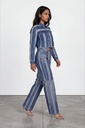 Veste bi-couleurs oversized unisexe en jeans UPCYCLING METHODS TNFW