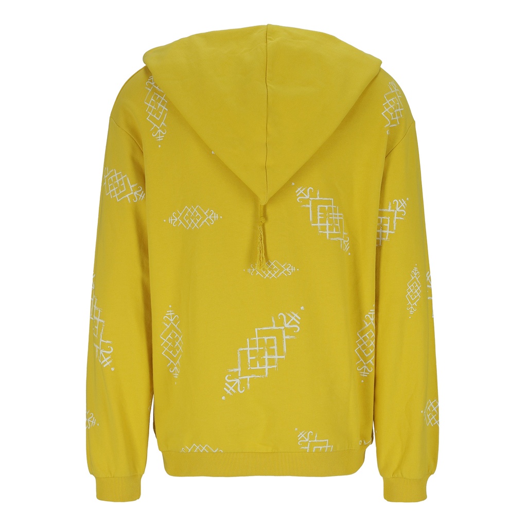 Hoodie oversized unisexe IMPRIME BERBERE Heavy Used Effect - TUNIS FASHION WEEK 2024
