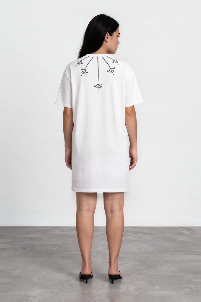 T-shirt & Robe oversized unisexe Modular MOTIF BERBERE HEAVY PRINT AND LASER - TUNIS FASHION WEEK 2024
