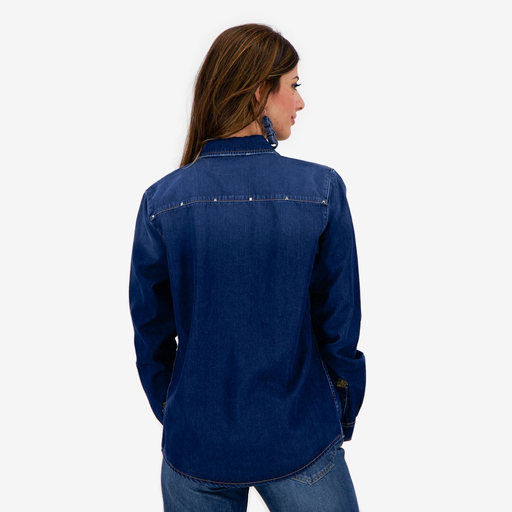 Chemise western femme avec studs - SHEMSI