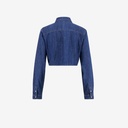 Chemise western cropped avec nœud