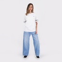 T-shirt oversized femme manches courtes avec des formes aux manches
