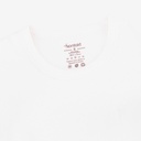 T-shirt côtelé femme manches à volant en chaine et trame