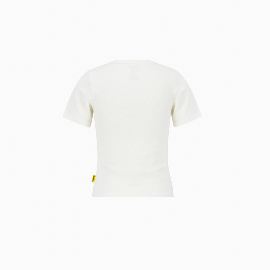 T-shirt décolleté femme manches courtes